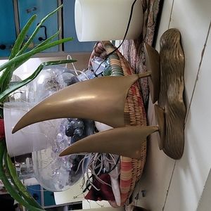 Brass Sailboat Figure/Paperweight